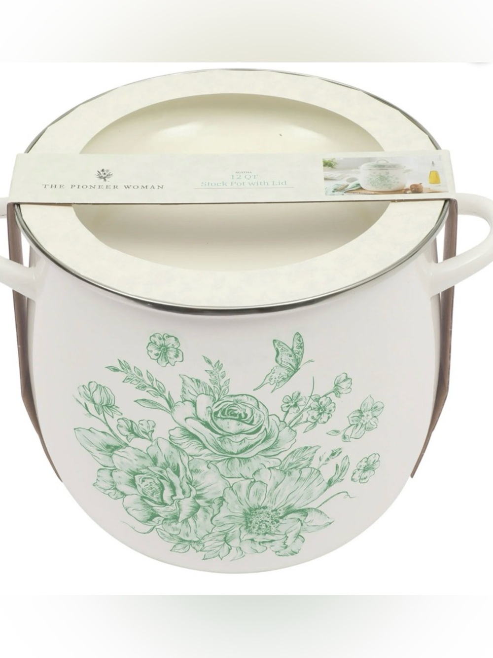 S•A•L•E🔥The Pioneer Woman Green Agatha 12qt Stockpot •Sold Out• - Picture 5 of 6